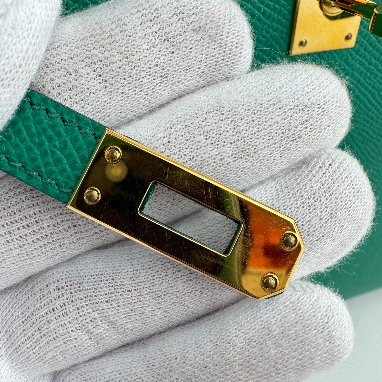 Kelly25 ケリー25 Vert jade ヴェールジェイド GHW ゴールド金具 Stamp-U U刻印 Epsom エプソン