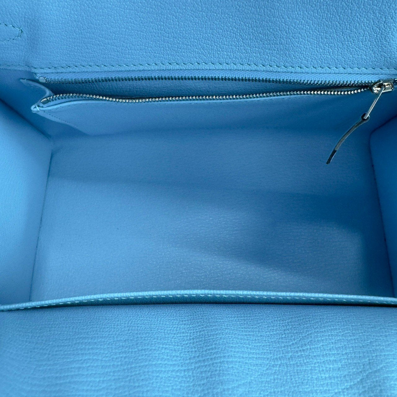 Birkin25 sellier バーキン25 セリエ Celeste セレステ PHW シルバー金具 U刻 Epsom エプソン