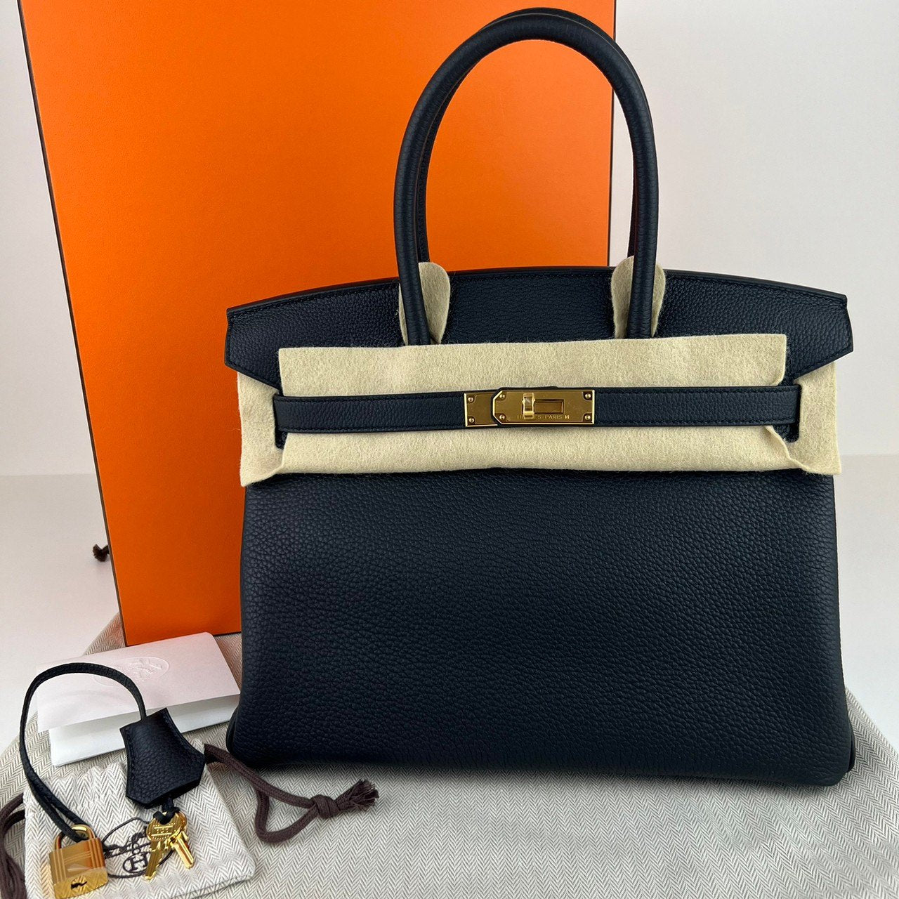 Birkin30 バーキン30 Black ブラック GHW ゴールド金具 Togo トゴ Stamp-W W刻印