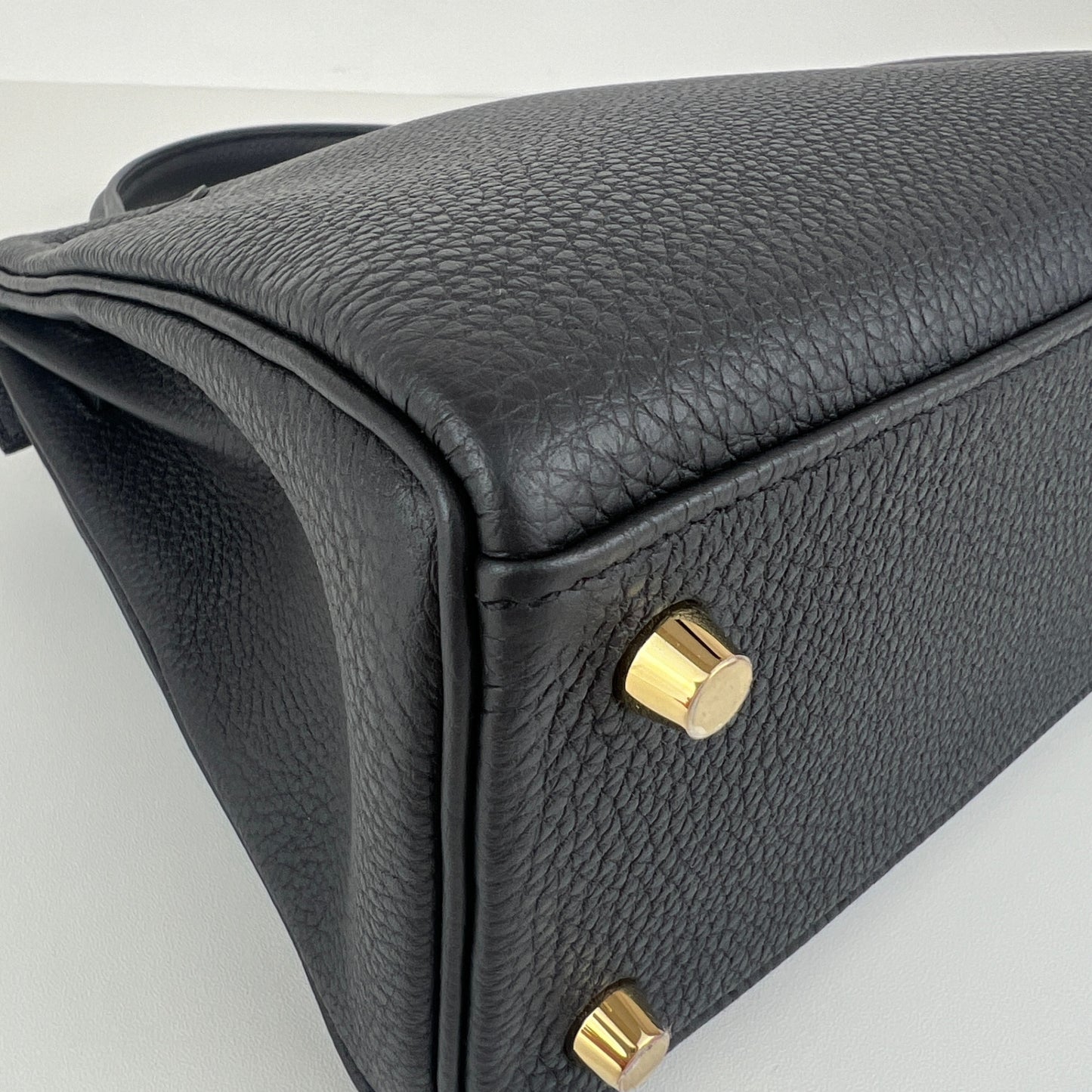 Kelly25 ケリー25 Black ブラック Togo トゴ GHW ゴールド金具 Stamp-W W刻印