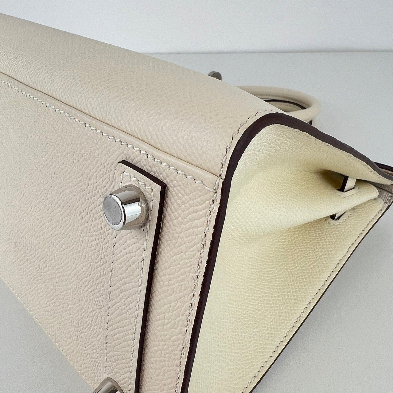Birkin25 sellier バーキン25 セリエ Stamp-B B刻印 Epsom エプソン Nata ナタ PHW シルバー金具
