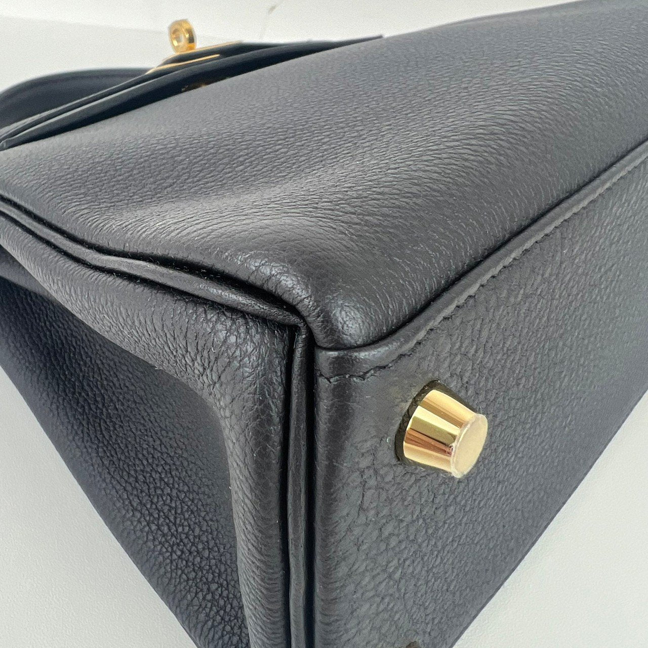 Kelly25 ケリー25 Black ブラック Togo トゴ GHW ゴールド金具 Stamp-W W刻印