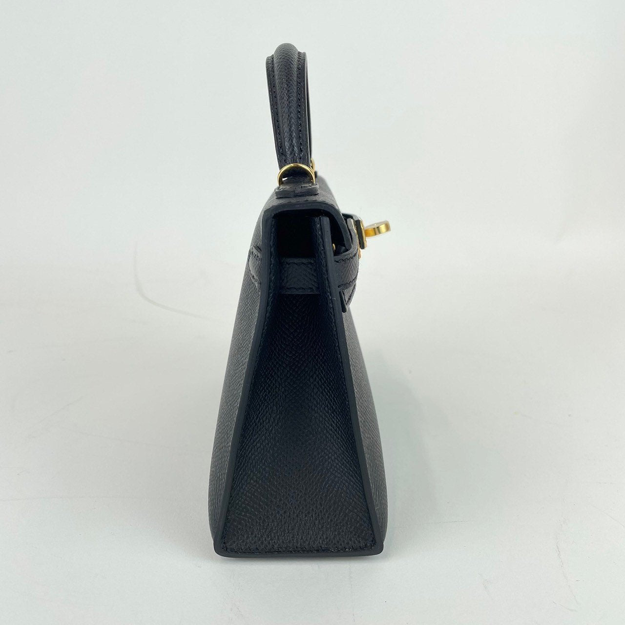 Mini kelly ミニケリー Black ブラック Epsom エプソン ゴールド金具 B刻 ショルダーバッグ レディースバッグ