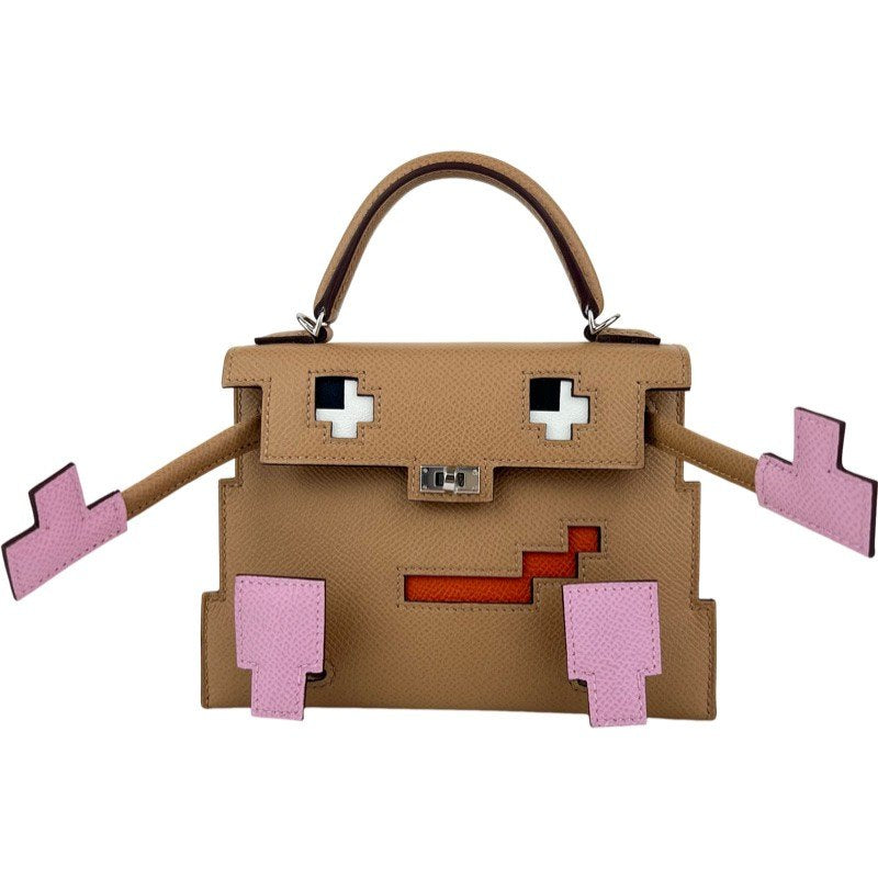 Kelly doll pict ケリードールピクト Chai/Celeste/Mauve sylvester チャイ/セレステ/モーヴシルベストル Epsom エプソン PHW シルバー金具 Stamp-B B刻