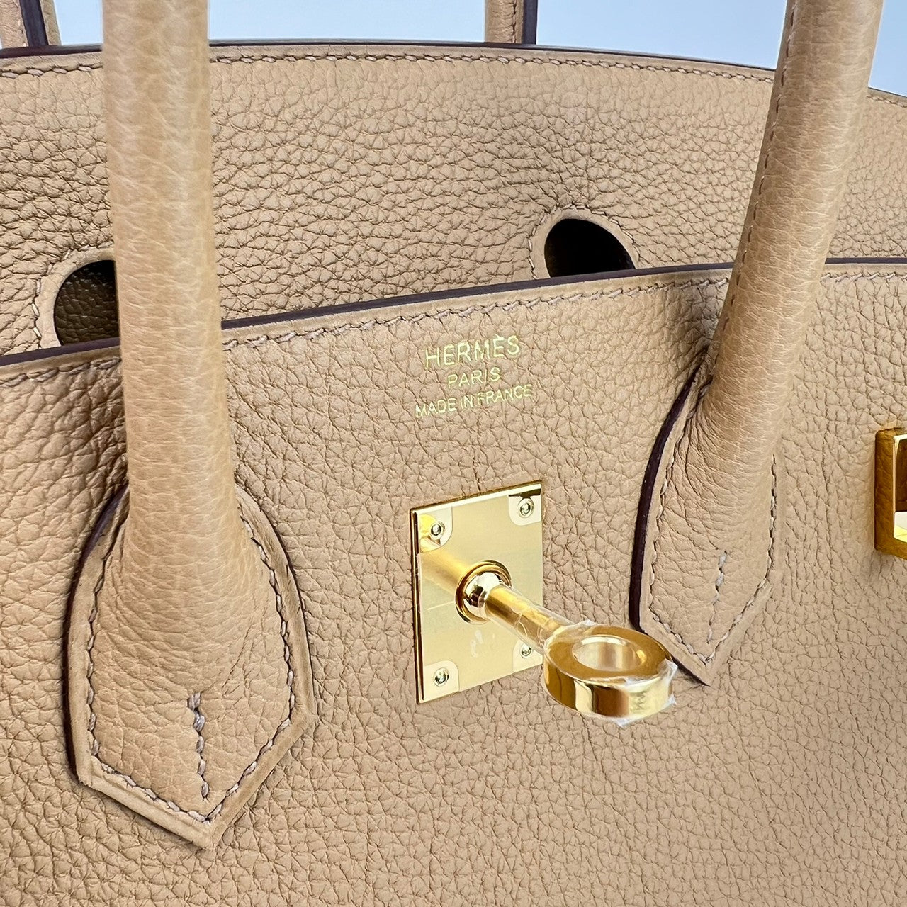 Birkin25 バーキン25 Biscuits ビスキュイ Togo トゴ GHW ゴールド金具 B刻 ハンドバッグ