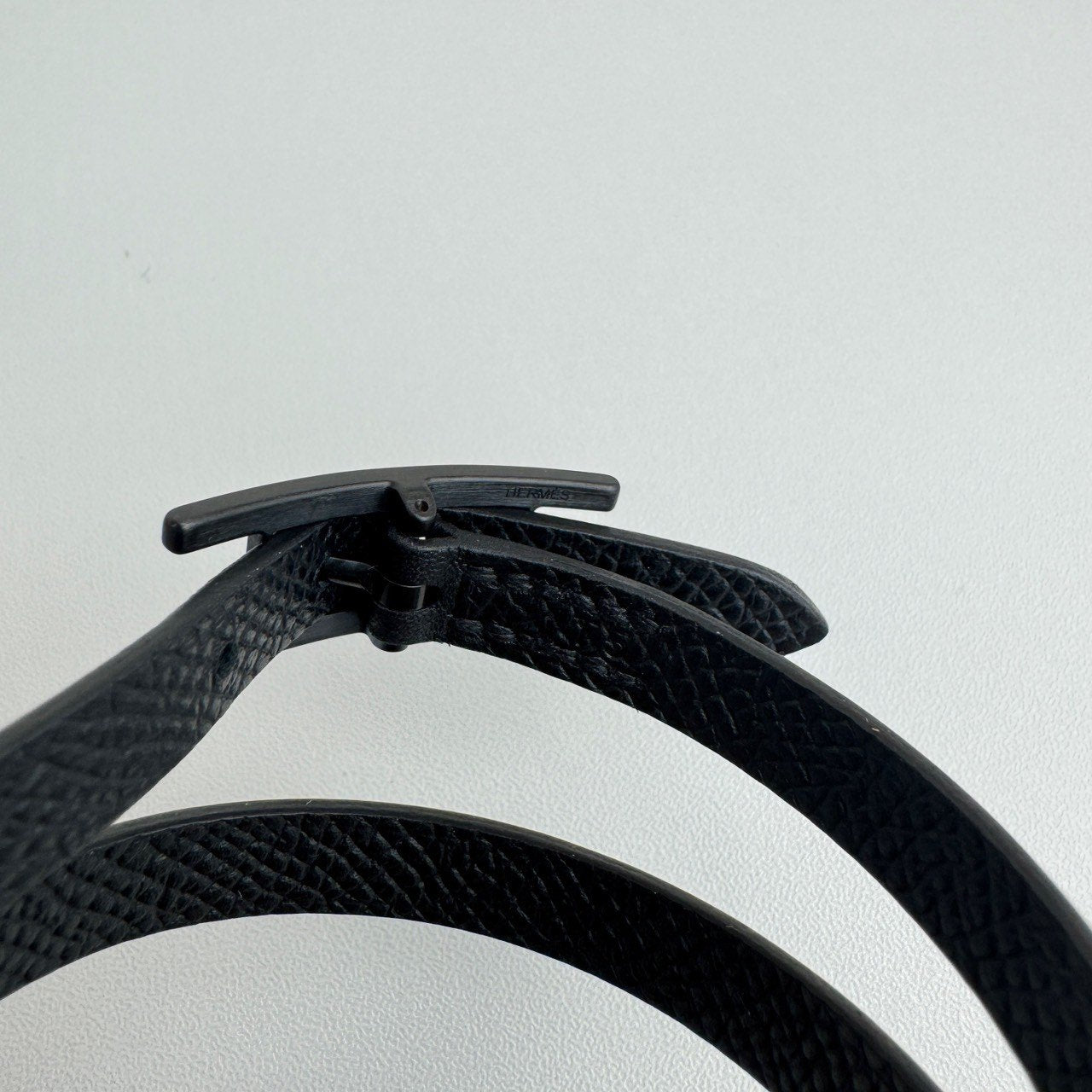 Behapi Double Tour bracelet レザーブレスレット Black ブラック Black Swift スウィフト Epsom エプソン