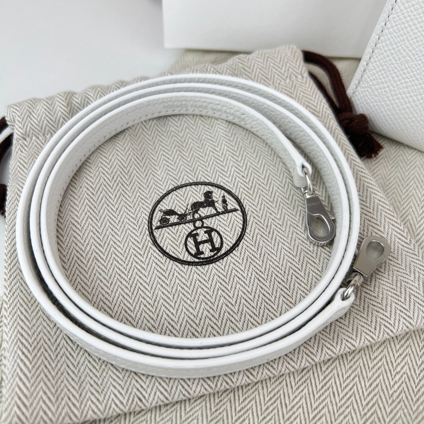 Mini kelly ミニケリー New white ニューホワイト Epsom エプソン PHW シルバー金具 Stamp-K K刻印