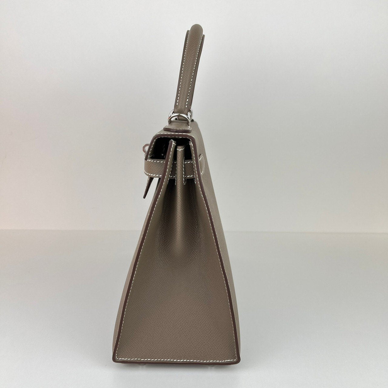 Kelly28 ケリー28 Etoupe エトープ Epsom エプソン PHW シルバー金具 Stamp-W W刻印