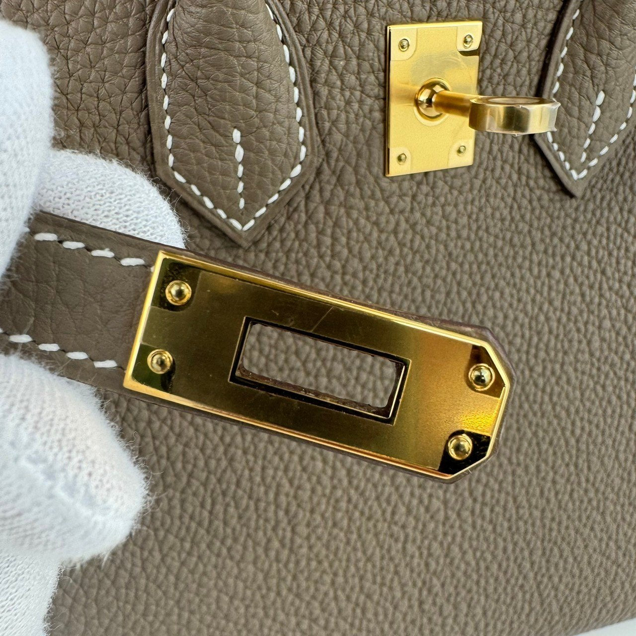 新品未使用 HERMES エルメス Birkin25 バーキン25 Etoupe エトープ GHW ゴールド金具 W刻印 Togo トゴ