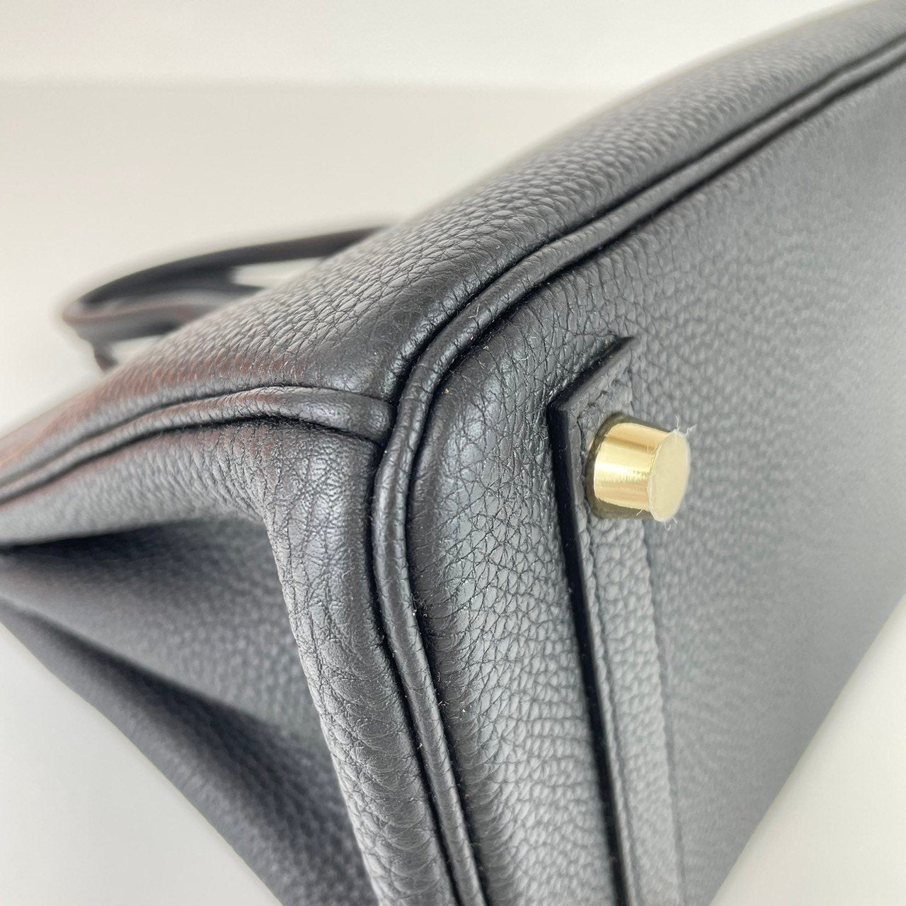 Birkin25 バーキン25 Black ブラック GHW ゴールド金具 W刻 Togo トゴ