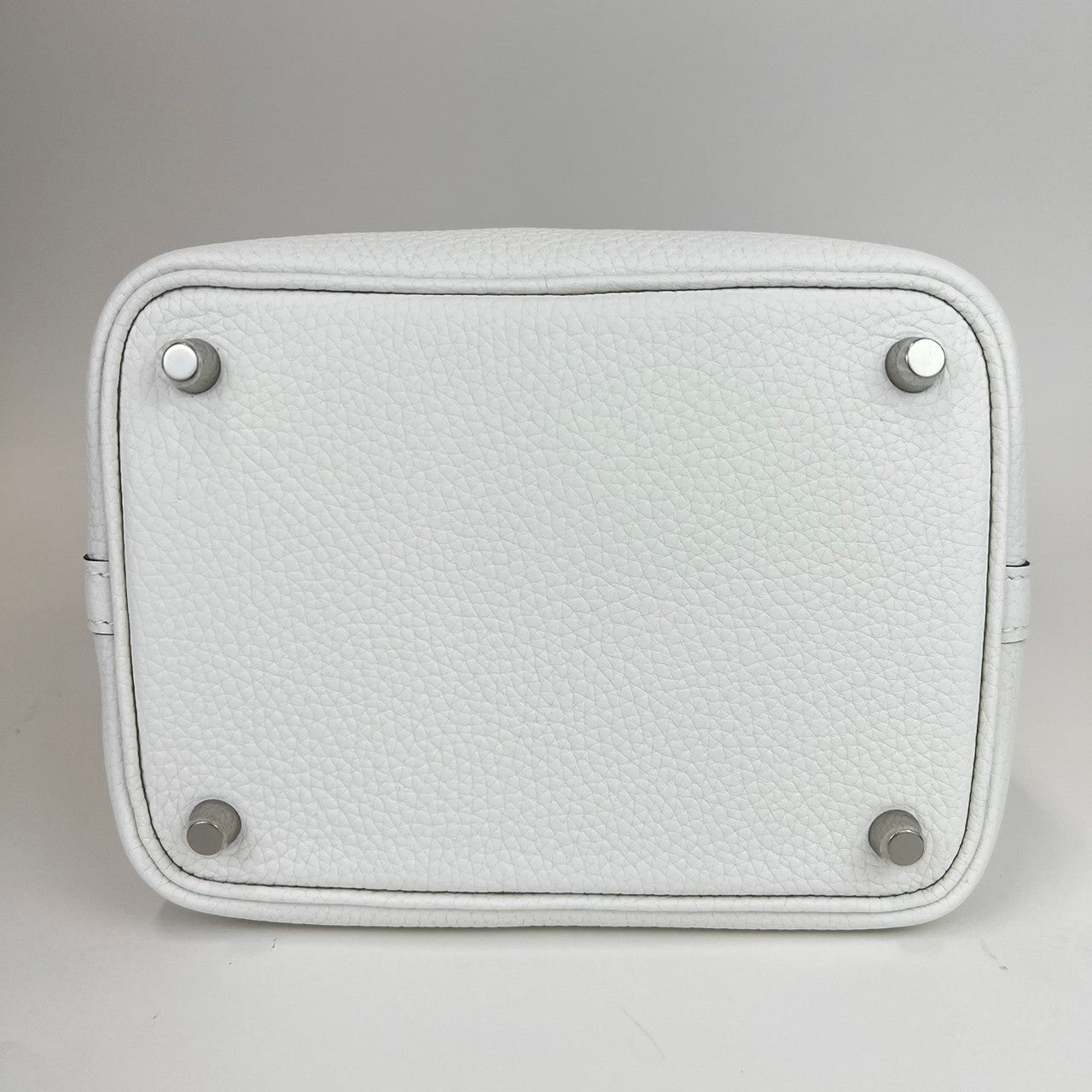 Picotin Lock PM ピコタンロックPM New White ニューホワイト PHW シルバー金具 Taurillon clemence トリヨンクレマンス B刻