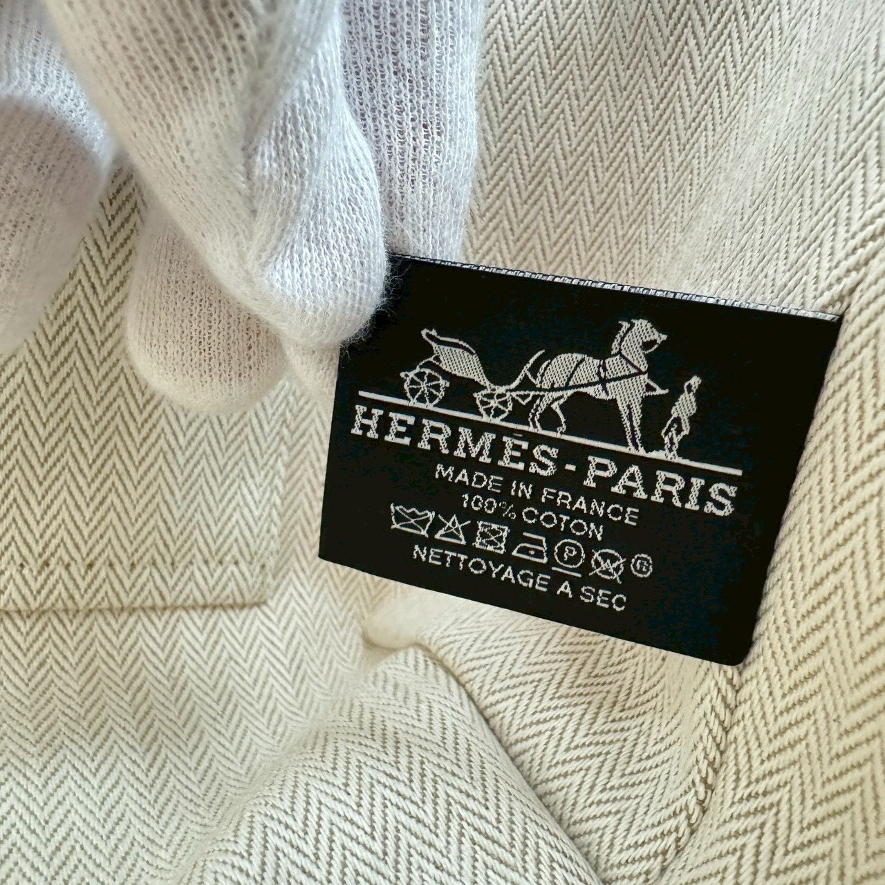 BRIDE A BRAC H PAVILLON CASE GM ポーチ ブリッド・ア・ブラック・Hパヴィヨン GM Natural ナチュラル 綿