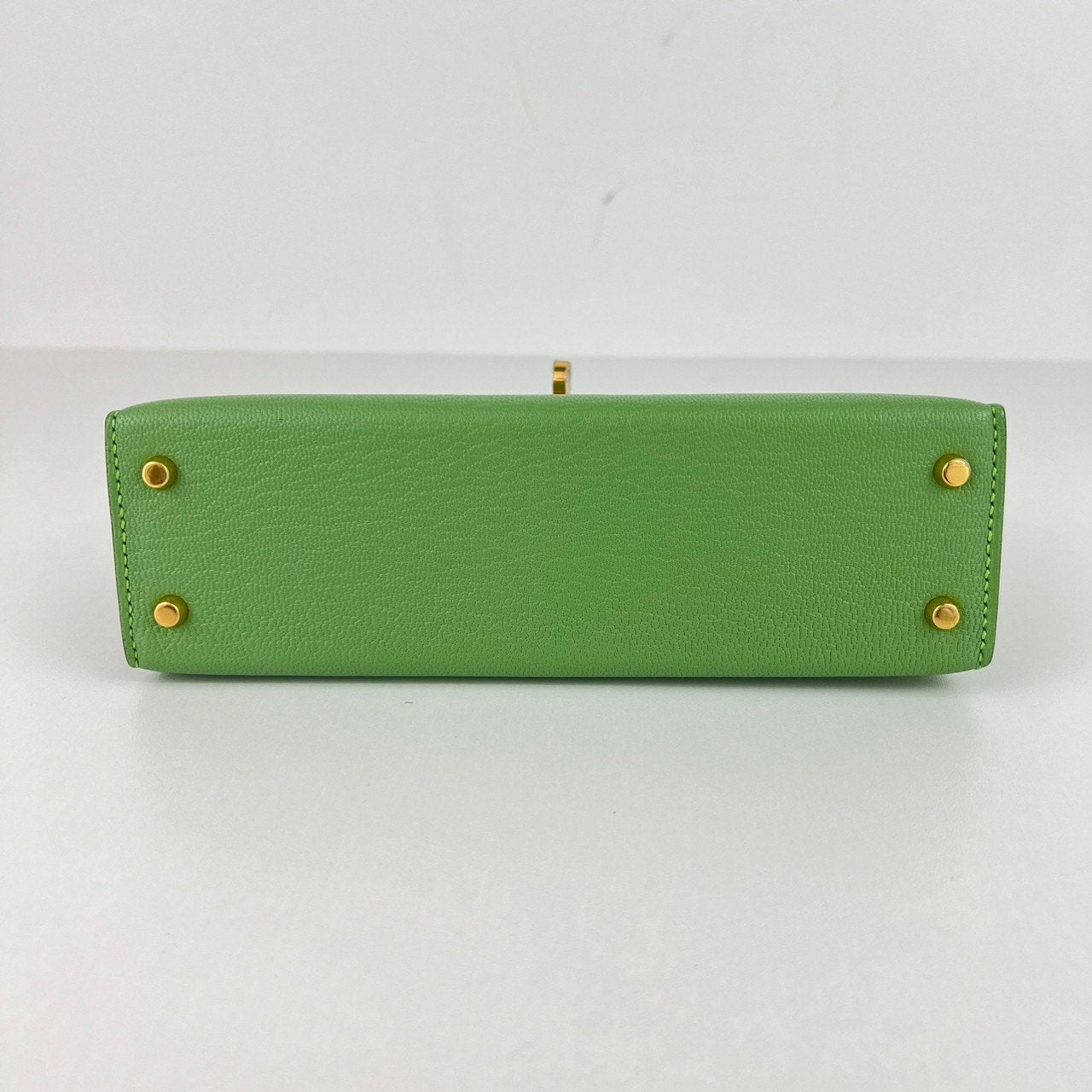 Mini kelly ミニケリー Vert criquet ヴェールクリケット GHW ゴールド金具 Chevre シェーブル Stamp-Z Z刻印
