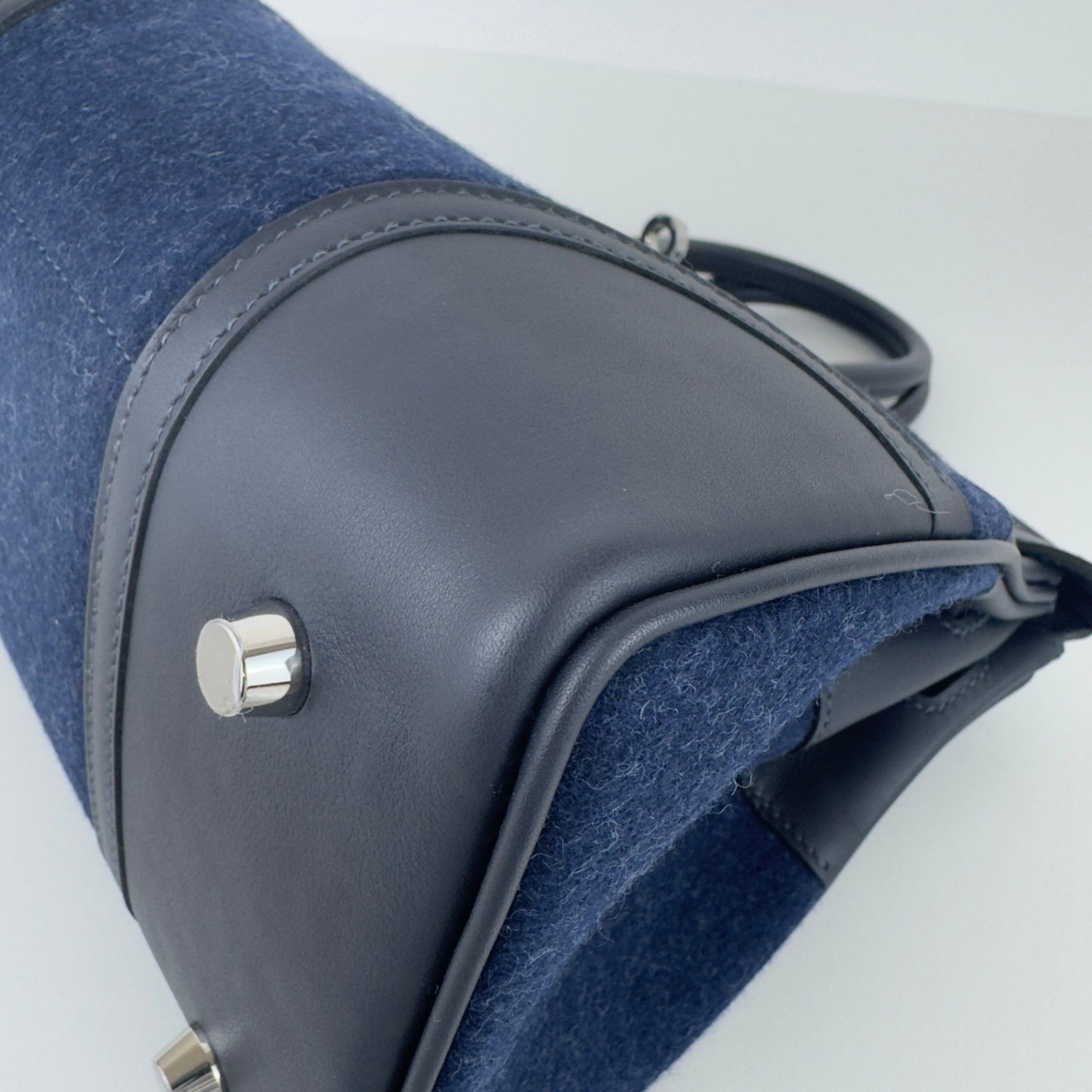 Birkin25 Go team バーキン25 ゴーチーム Stamp-B B刻印 Caban キャバン PHW シルバー金具 Felt/Swift フェルト/スイフト