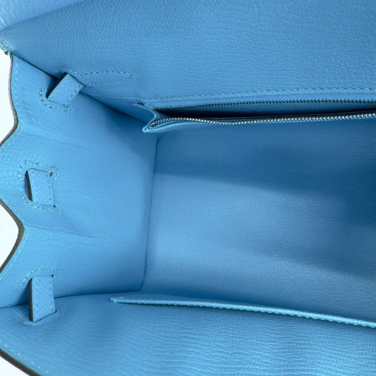 Birkin25 sellier バーキン25 セリエ Celeste セレステ PHW シルバー金具 U刻 Epsom エプソン