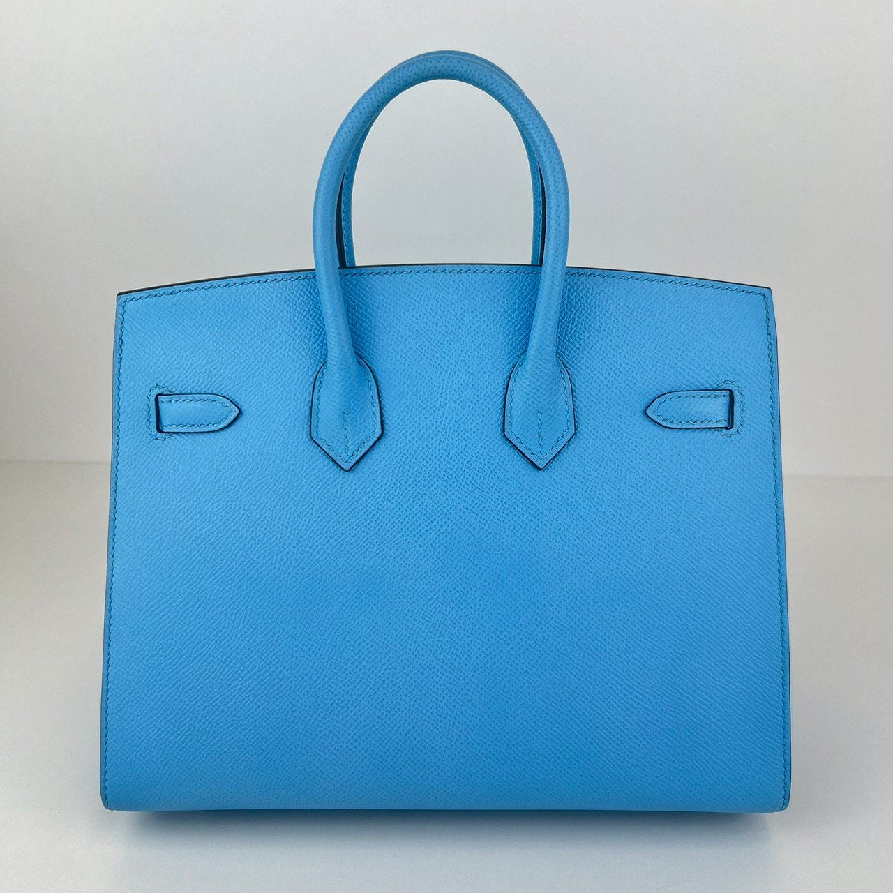Birkin25 sellier バーキン25 セリエ Celeste セレステ PHW シルバー金具 U刻 Epsom エプソン