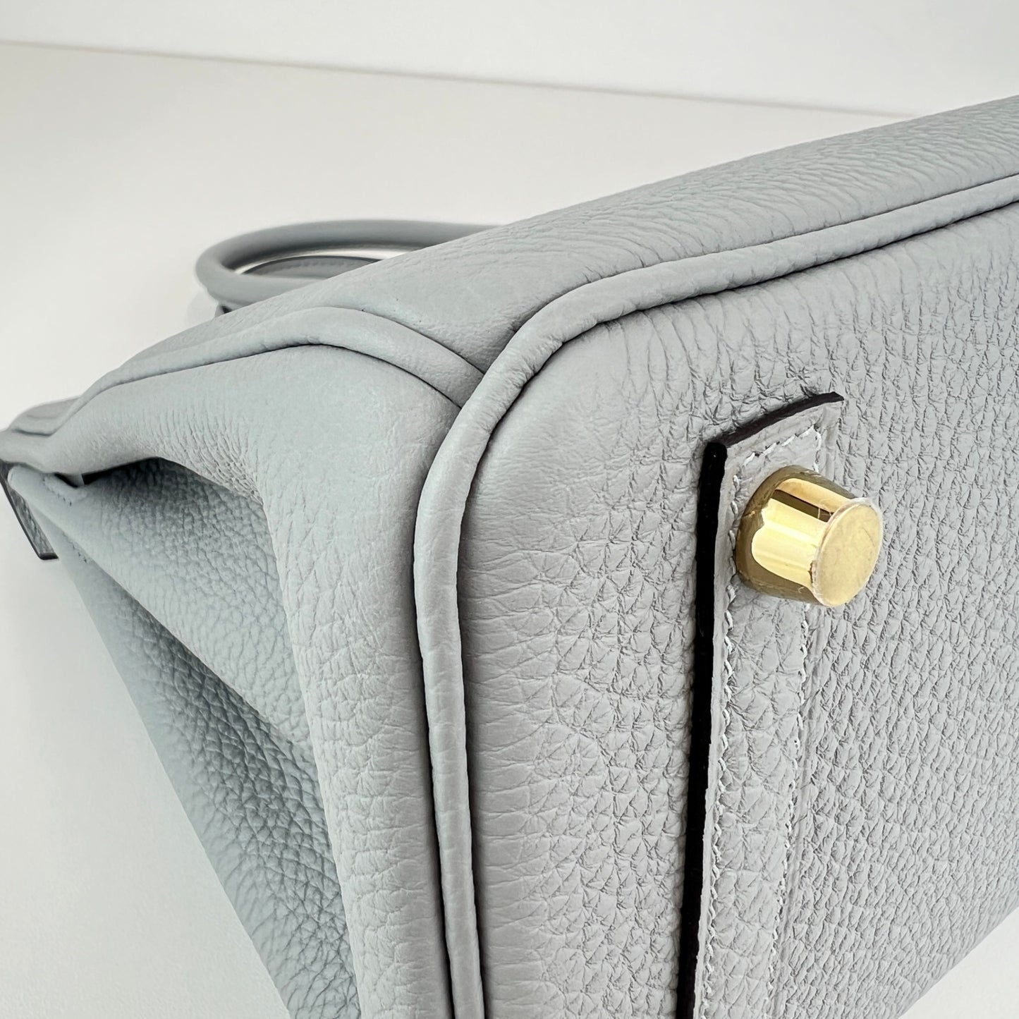 Birkin25 バーキン25 Blue glacier ブルーグラシエ GHW ゴールド金具 Stamp-W W刻印 Togo トゴ ハンドバッグ