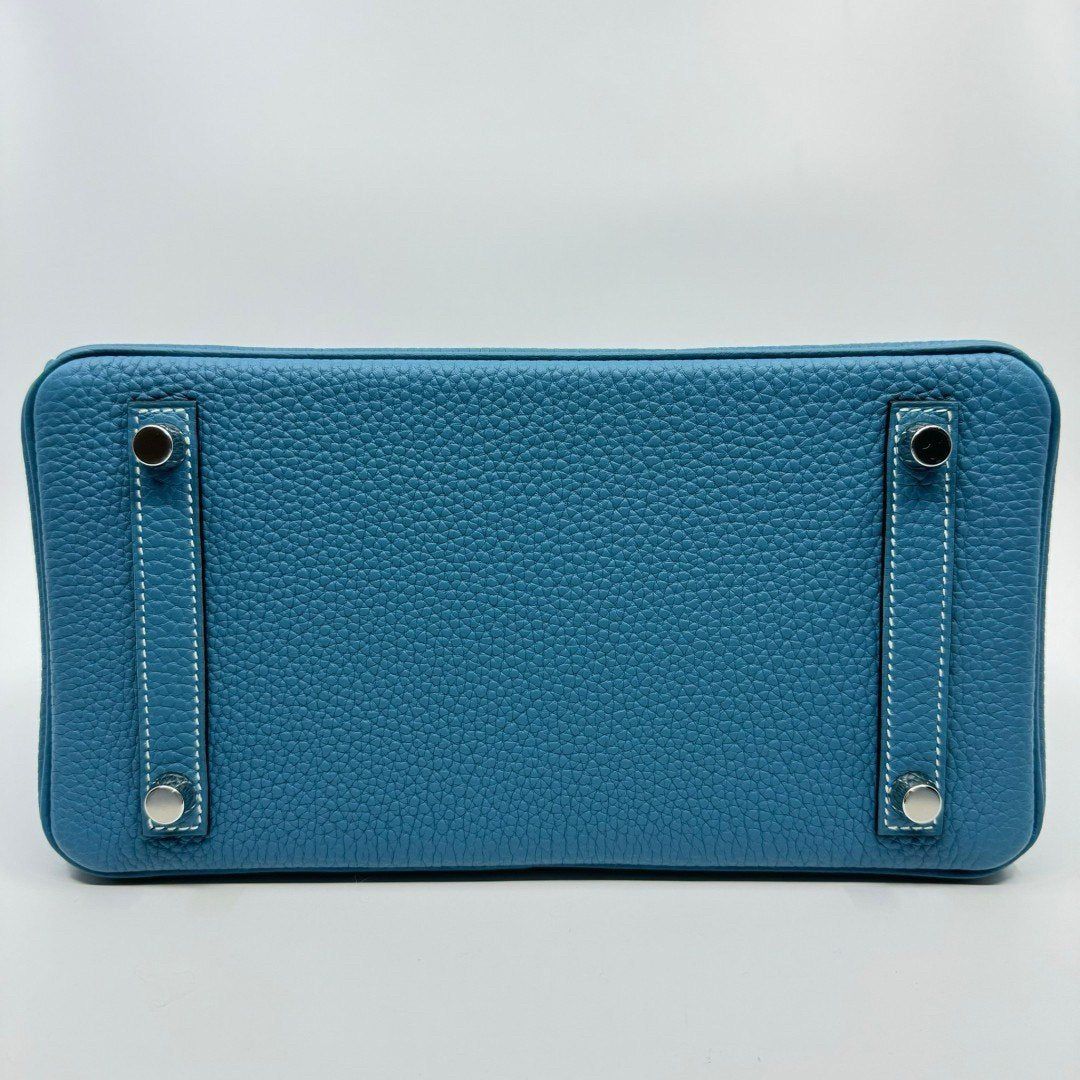 Birkin25 バーキン25 New blue jean ニューブルージーン W刻 PHW シルバー金具 Togo トゴ