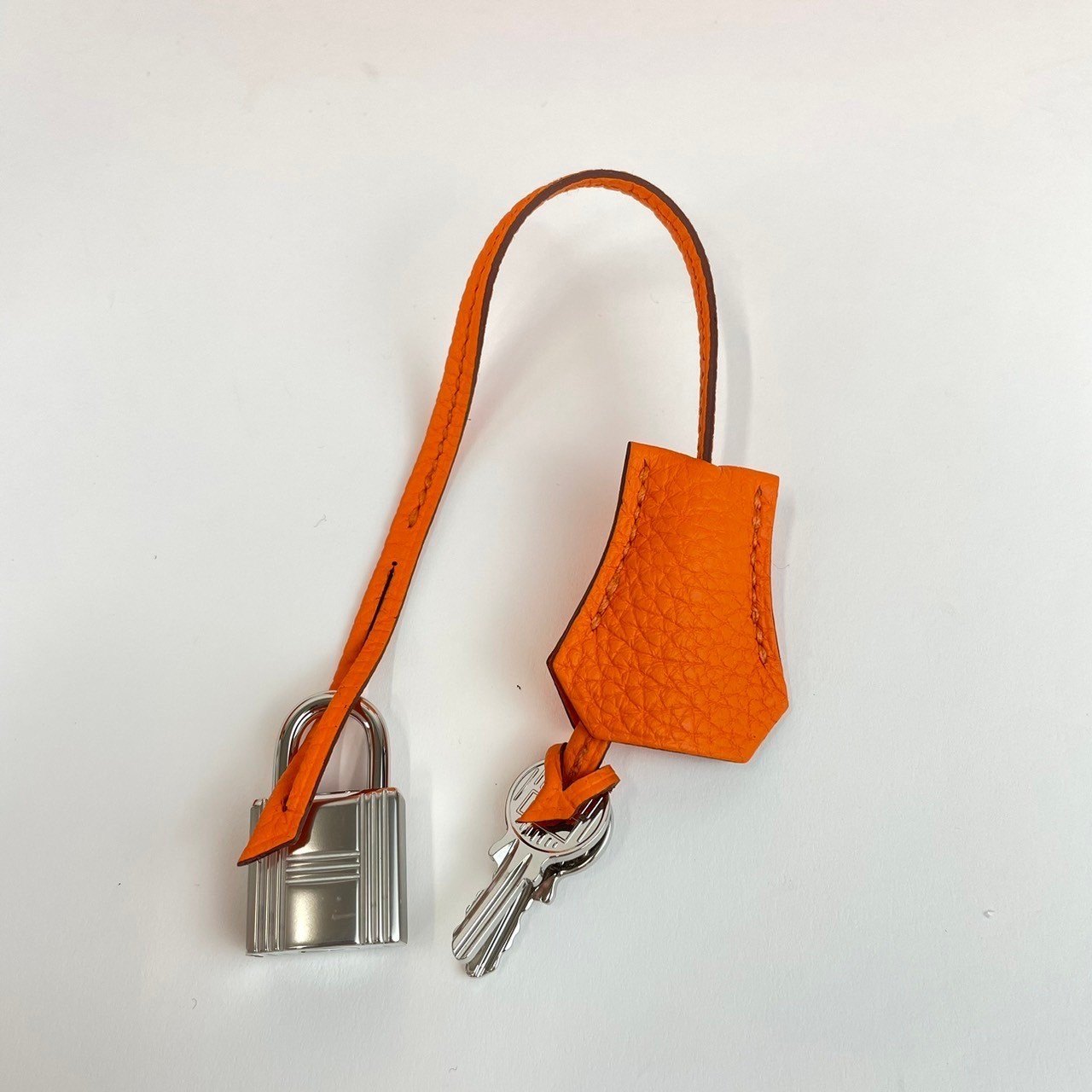 Birkin30 バーキン30 Orangeminium オレンジミニウム Togo トゴ PHW シルバー金具 B刻印