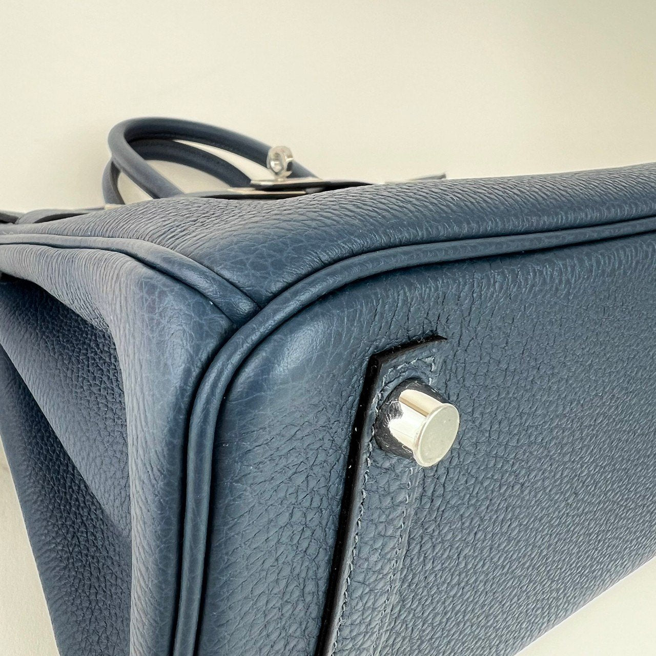 Birkin25 バーキン25 Blue de prsse ブルードゥプリュス Togo トゴ PHW シルバー金具 W刻