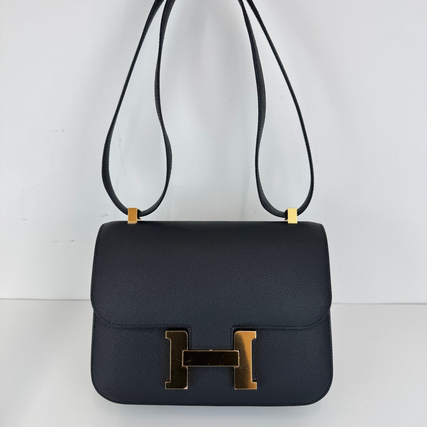 Hermès エルメス Constance 24 コンスタンス24 Stamp-K K刻印 Epsom エプソン Black ブラック GHW ゴールド金具