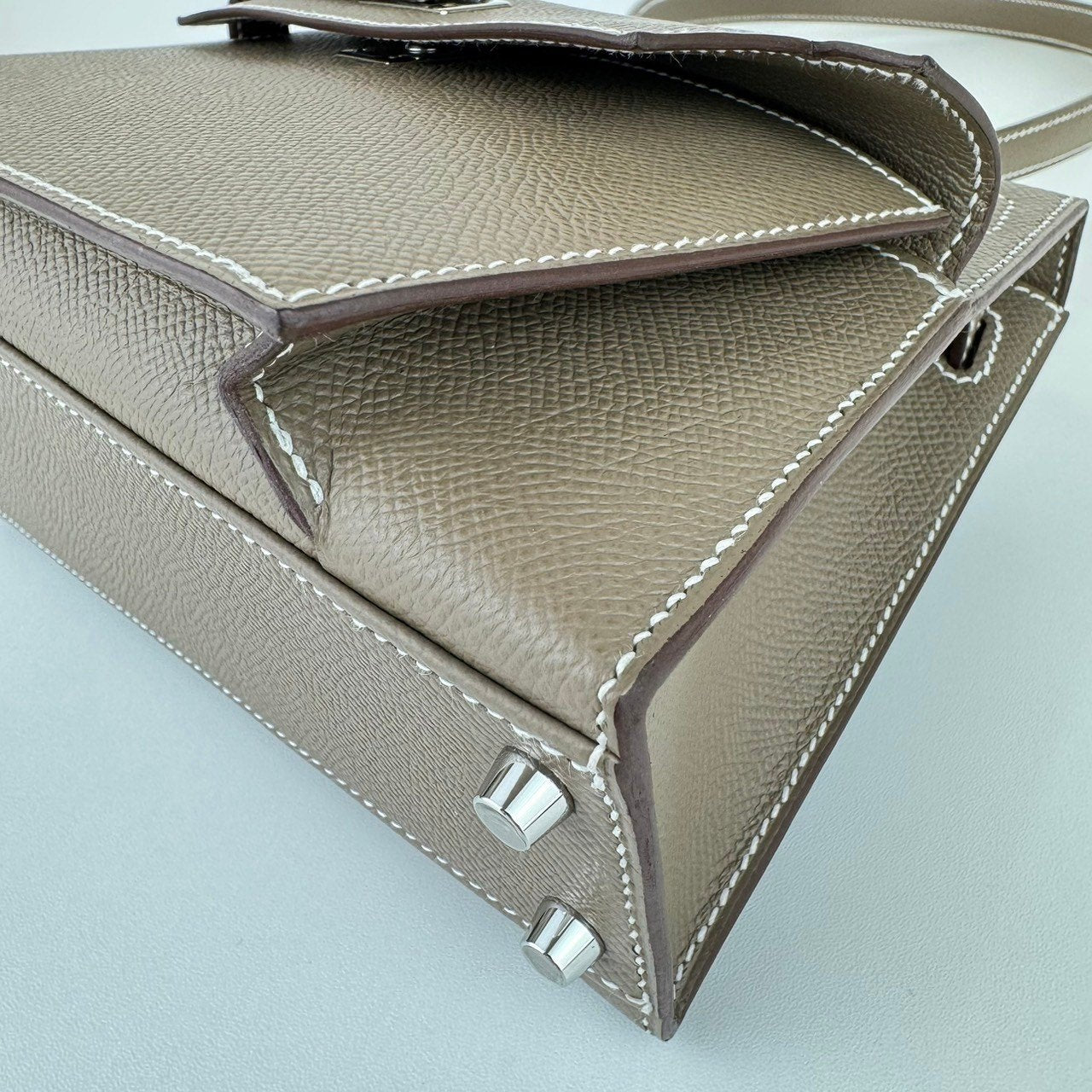 Kelly20 desorder ケリー20 ディスオーダー Etoupe エトープ Epsom エプソン PHW シルバー金具 Stamp-B B刻 レディースバッグ ショルダーバッグ