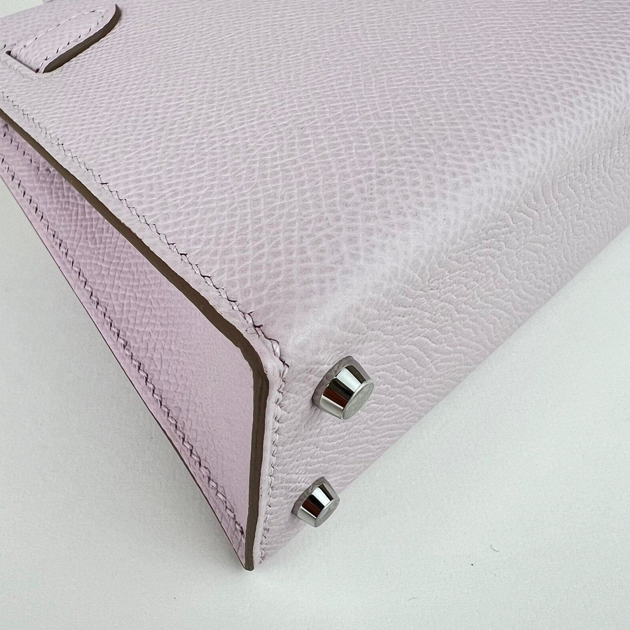 Mini kelly ミニケリー Mauve pale モーヴパール PHW シルバー金具 Epsom エプソン B刻