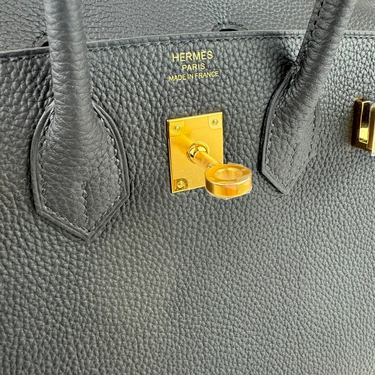 新品未使用 HERMES エルメス Birkin25 バーキン25 Black ブラック Togo トゴ GHW ゴールド金具 B刻