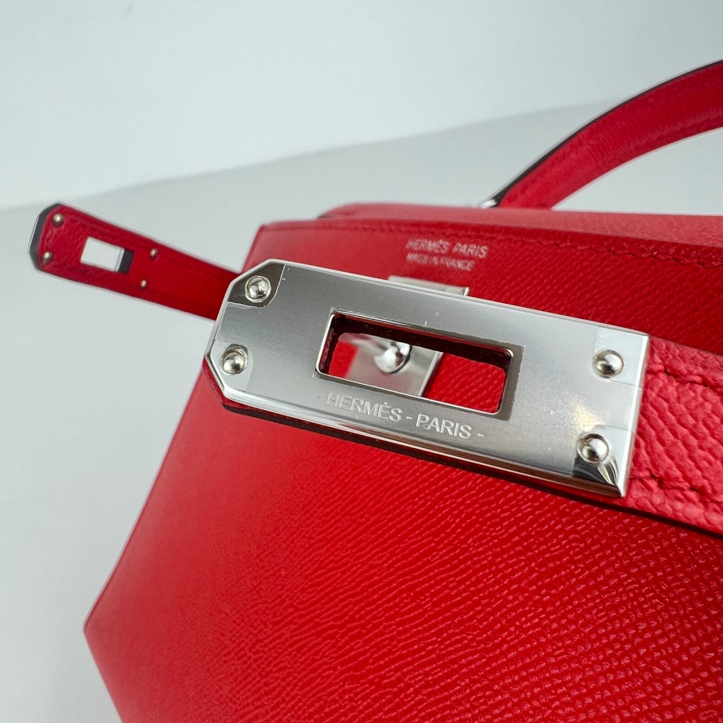Mini kelly ミニケリー Rouge de coeur ルージュクー Madame マダム PHW シルバー金具 Stamp-K K刻印