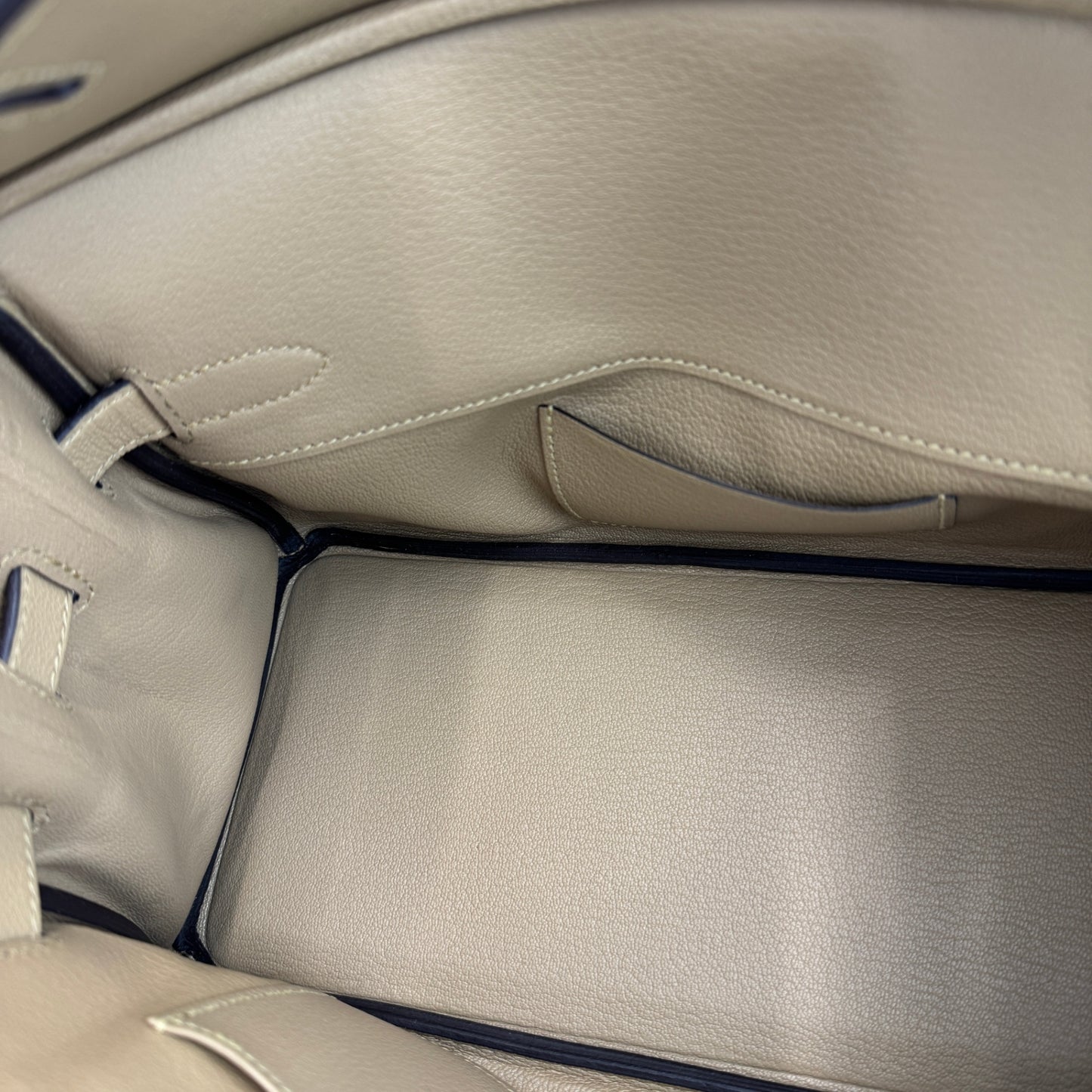 Hermès エルメス Shoulder Birkin29 ショルダーバーキン29 Stamp-K K刻印 Evercolor エバーカラー Poussiere プシエール PMBHW シャンパンゴールド金具