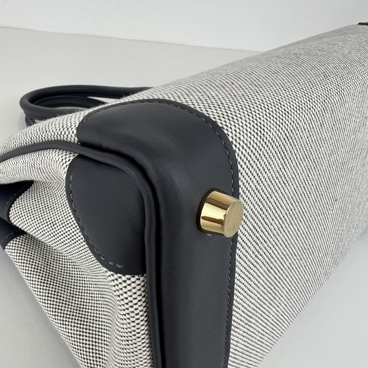 Birkin25 バーキン25 Stamp-K K刻印 Toile H/Swift トワルアッシュ/スイフト Gris misty グリミスティ GHW ゴールド金具