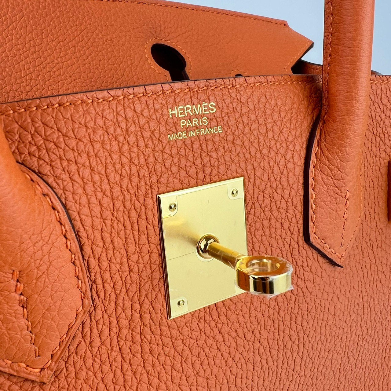 Birkin30 バーキン30 オレンジ Togo トゴ GHW ゴールド金具 W刻
