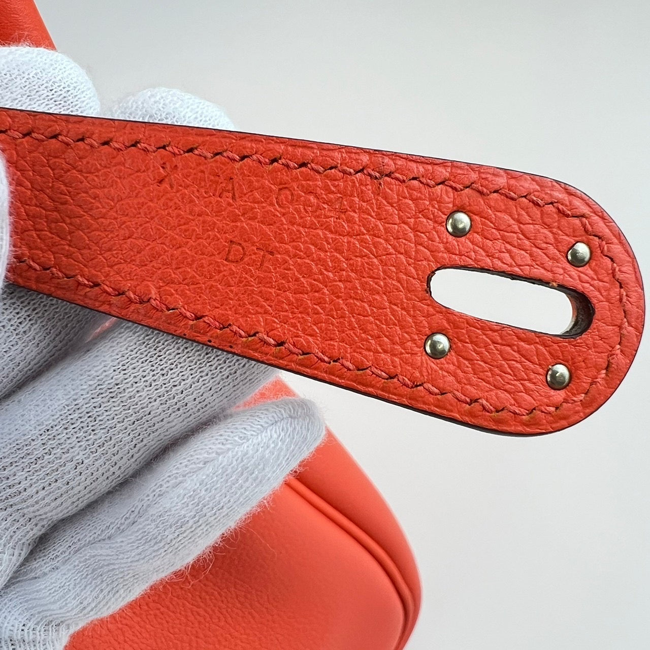 Lindy30 リンディ30 Orange Poppy オレンジポピー シルバー金具 X刻印 Evercolor エバーカラー 2WAY ハンドバック ショルダーバック