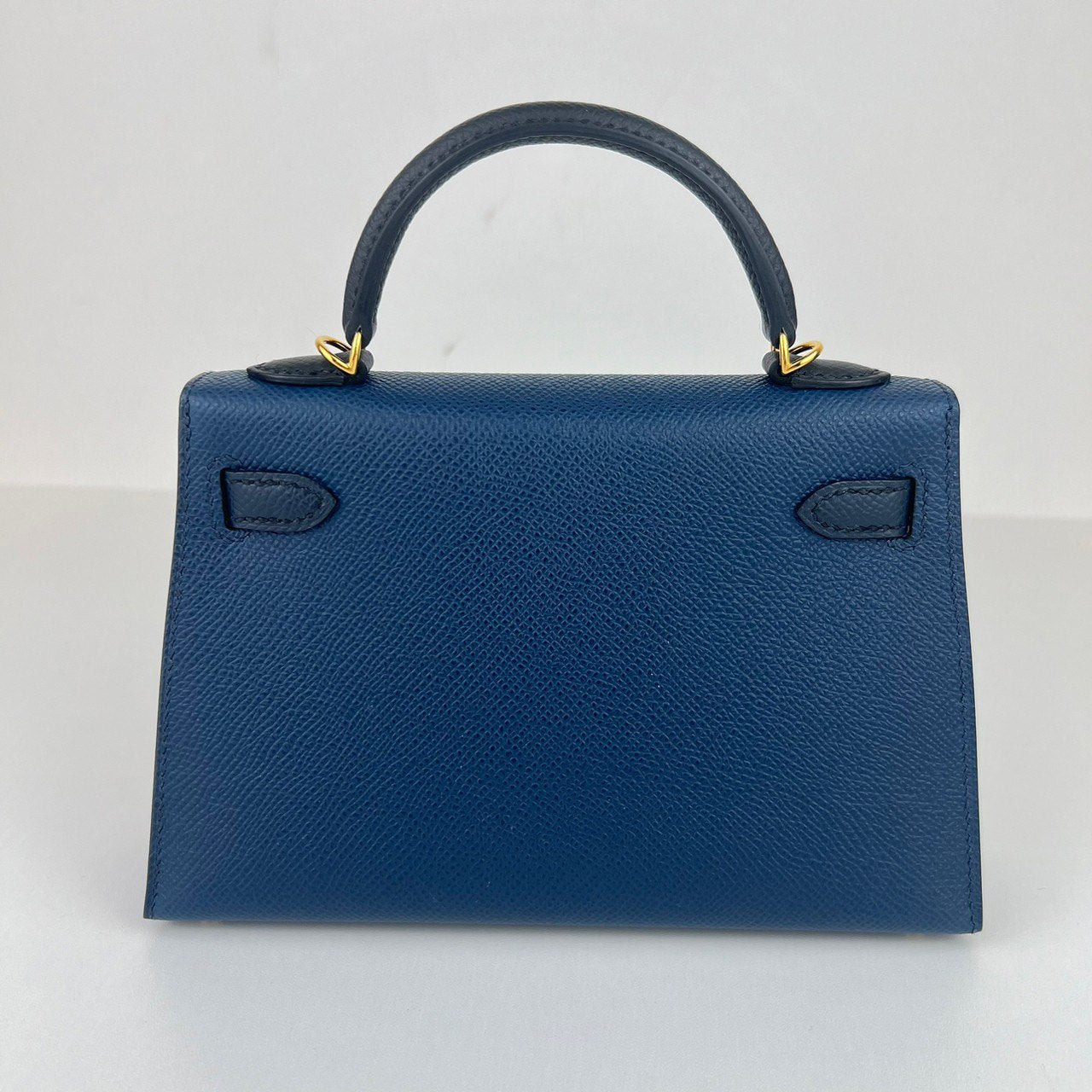 Mini kelly toricolor ミニケリートリコロール Bleu de presse/Black/Bleu indigo ブルードプリュス/ブラック/ブルーインディゴ GHW ゴールド金具 Epsom エプソン B刻印 Stamp-B