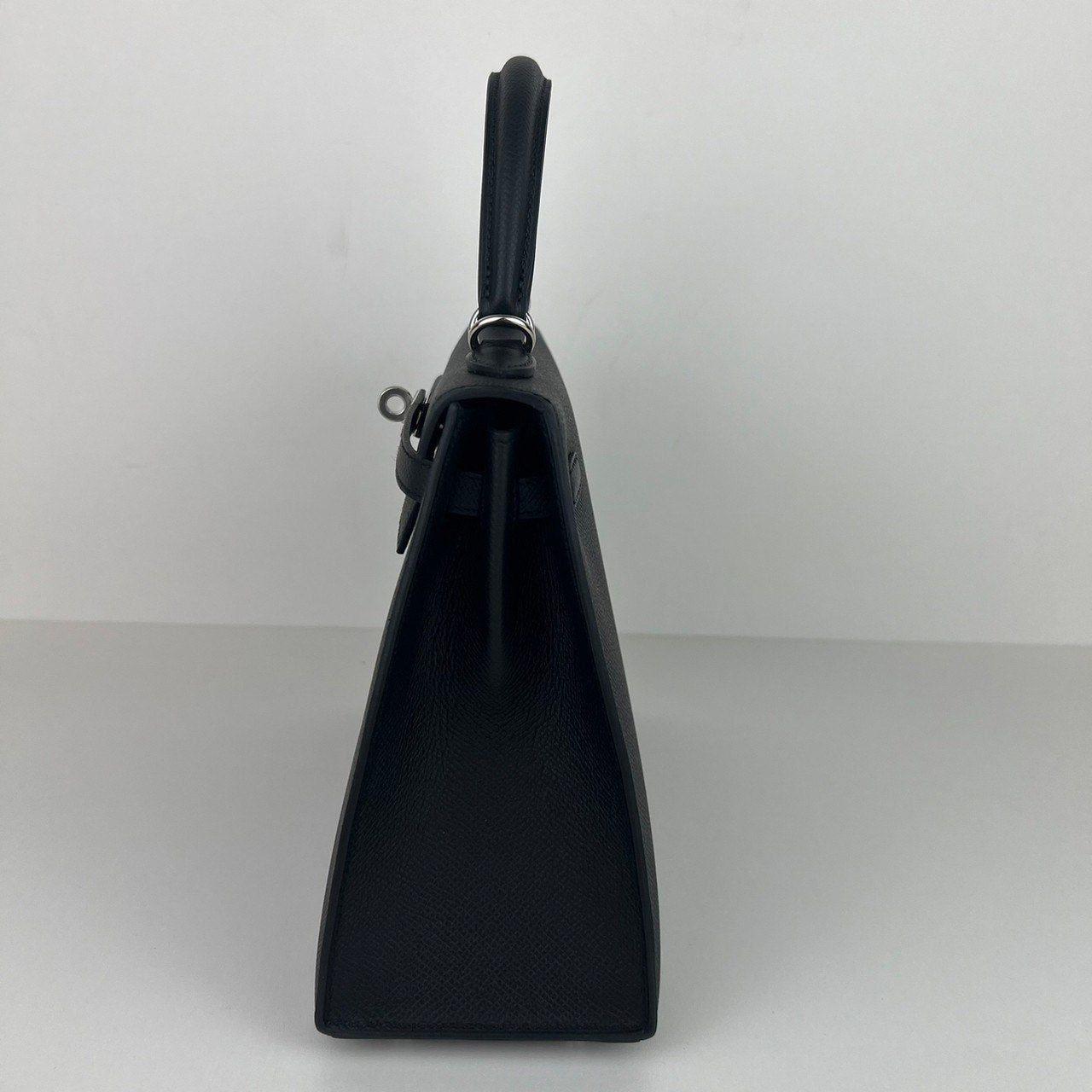 Kelly25 ケリー25 Black ブラック Epsom エプソン PHW シルバー金具 Stamp-W W刻印
