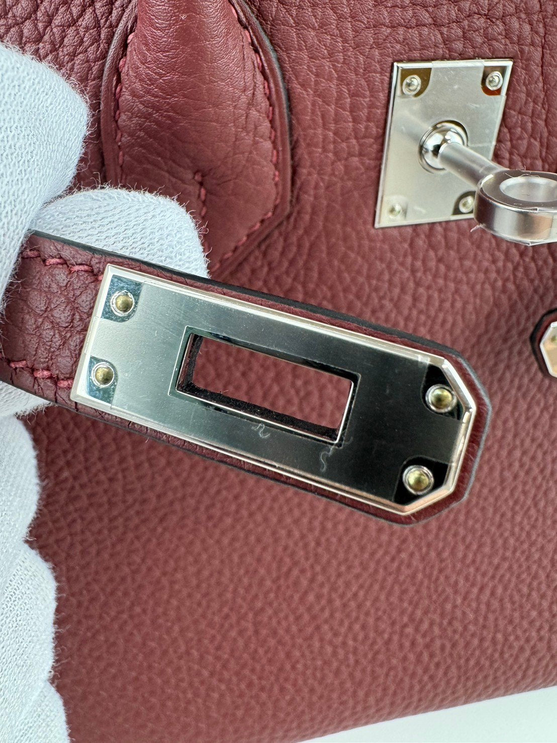 Birkin25 バーキン25 Rouge H ルージュアッシュ Togo トゴ GHW ゴールド金具 Stamp-W W刻印
