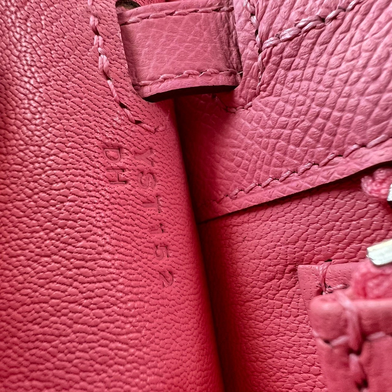 Kelly25 ケリー25 Rose Confetti ローズコンフェッティ Silver Hardwear シルバー金具 Epsom エプソン Y刻印 Stamp-Y 2way ハンドバック ショルダーバック
