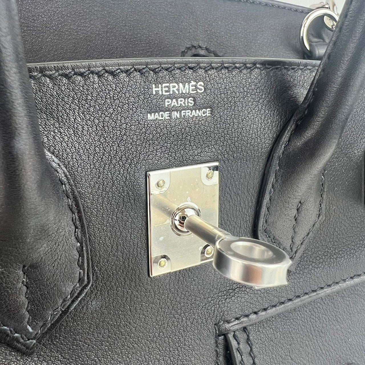 Birkin25 Rock バーキン25ロック Black ブラック PHW シルバー金具 B刻印 Veau Volupto ヴォーヴォリュプト