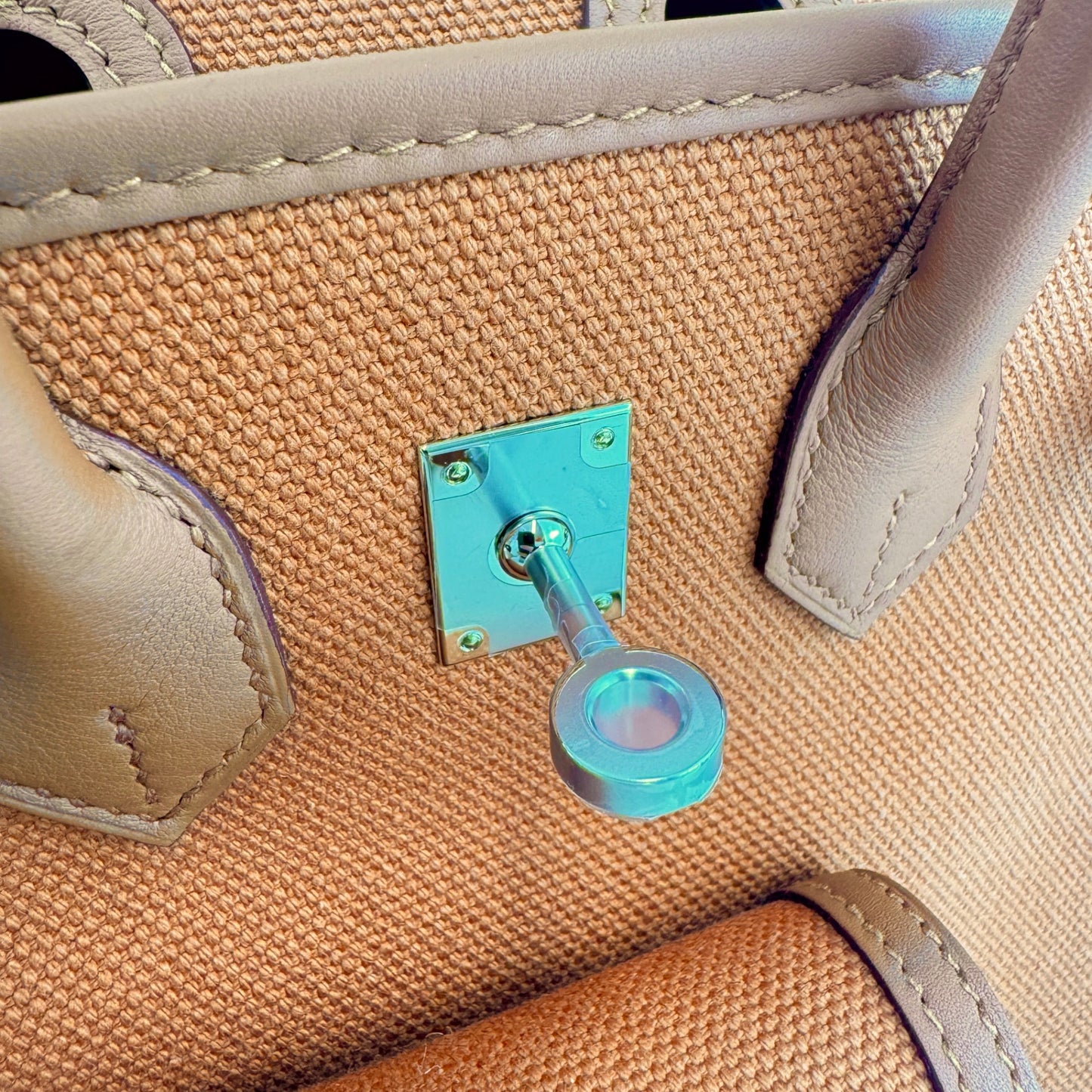 Birkin25 cargo バーキン25 カーゴ Gold ゴールド Toile goelan/Swift トワルゴエラン/スイフト PHW シルバー金具 Stamp-W W刻印