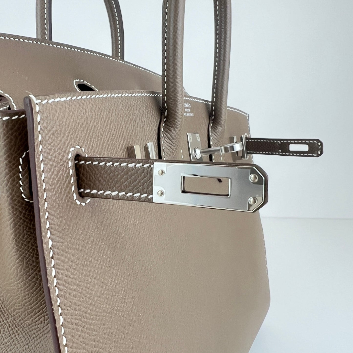 Birkin25 sellier バーキン25セリエ Etoupe エトープ SV金具 Stamp-W W刻印 Epsom エプソン