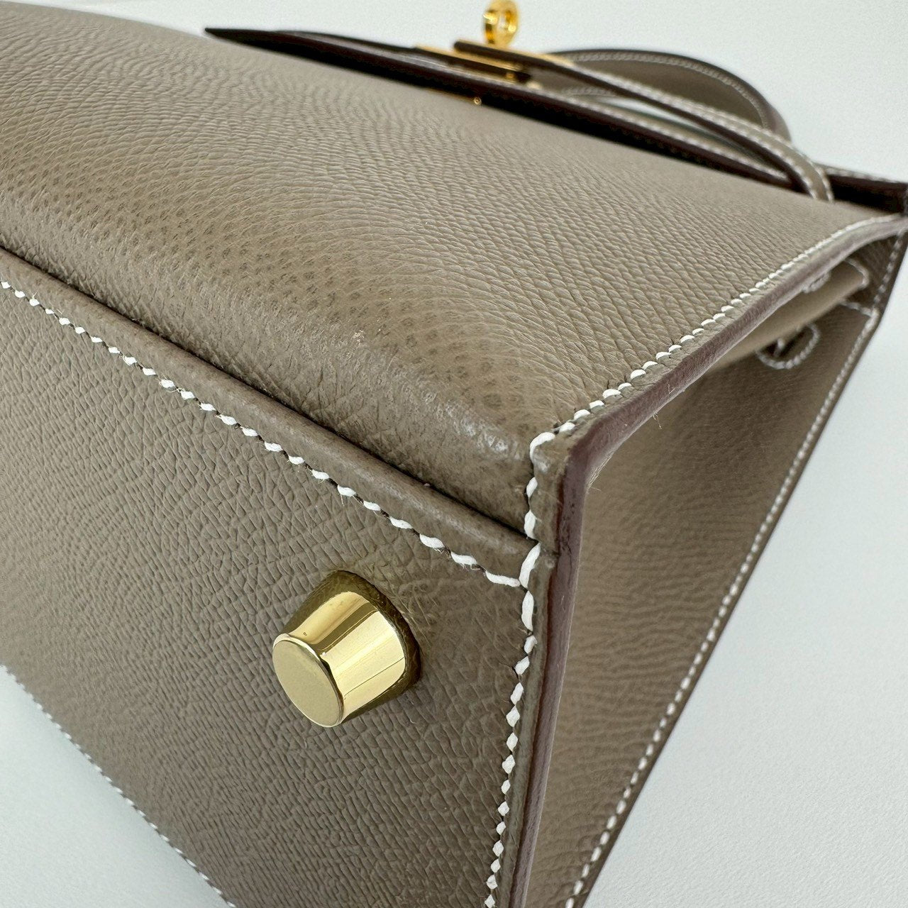 Kelly25 ケリー25 Etoupe エトープ GHW ゴールド金具 Epsom エプソン Stamp-W W刻印