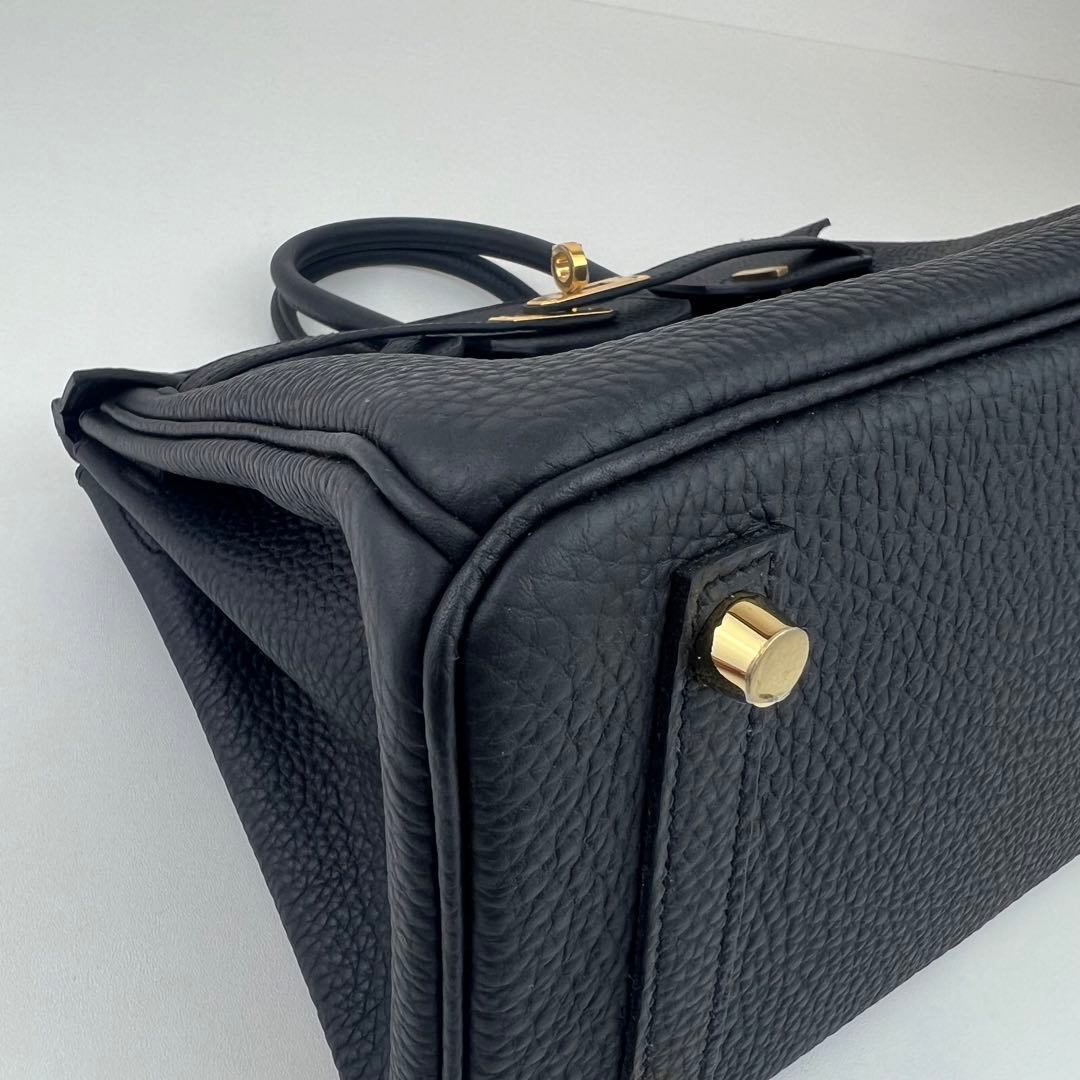 Birkin25 バーキン25 Black ブラック Togo トゴ GHW ゴールド金具 Stamp-W W刻印