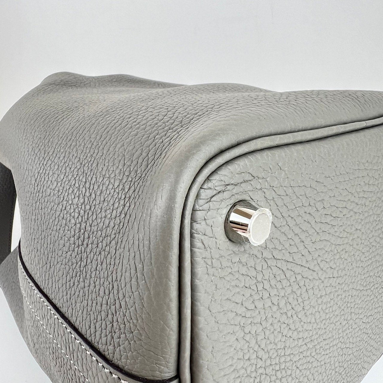Picotin lock PM ピコタンロックPM Gris meyer グリメイヤー Clemence クレマンス PHW シルバー金具 Stamp-U U刻印
