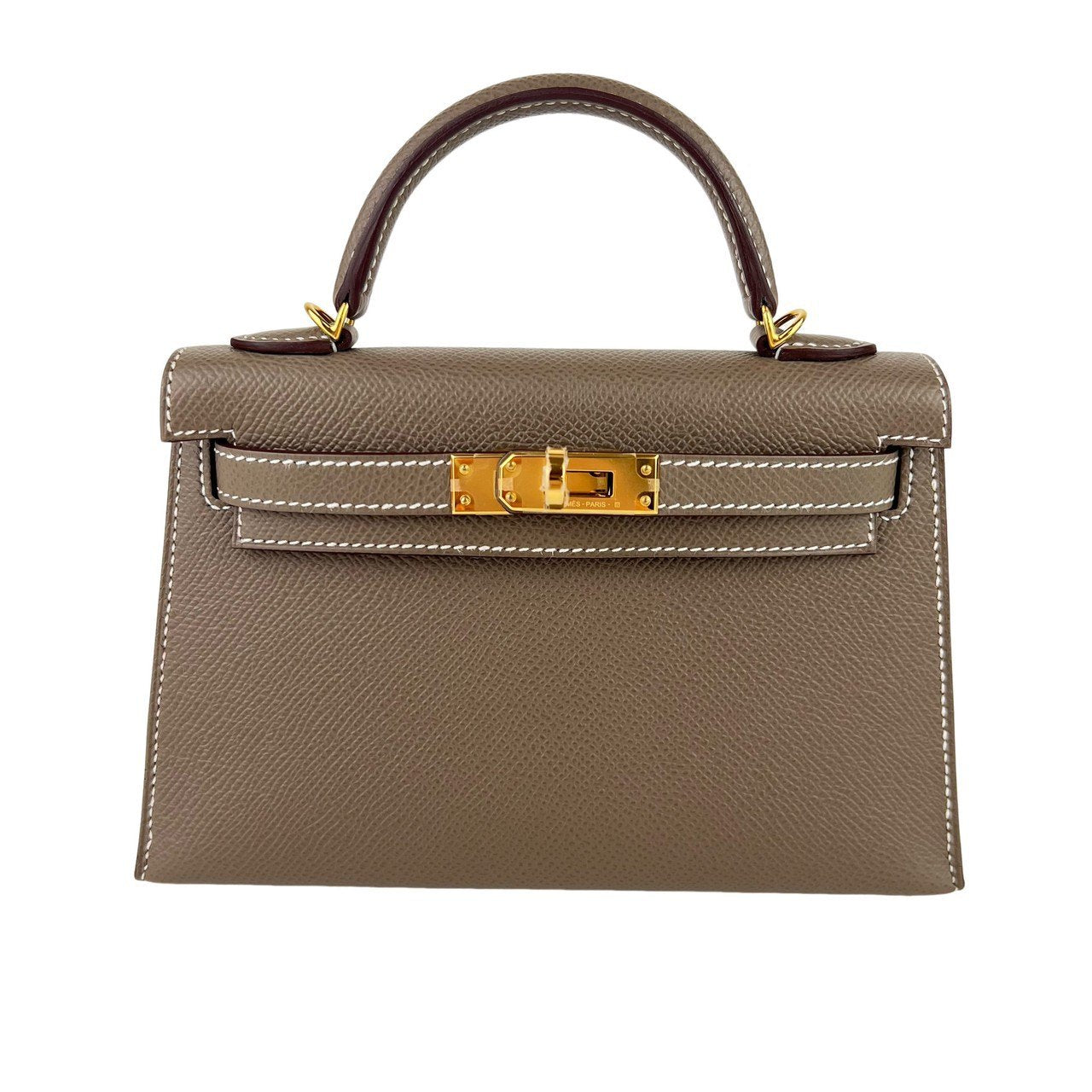 Mini kelly ミニケリー Etoupe エトープ GHW ゴールド金具Epsom エプソン Stamp-W W刻印