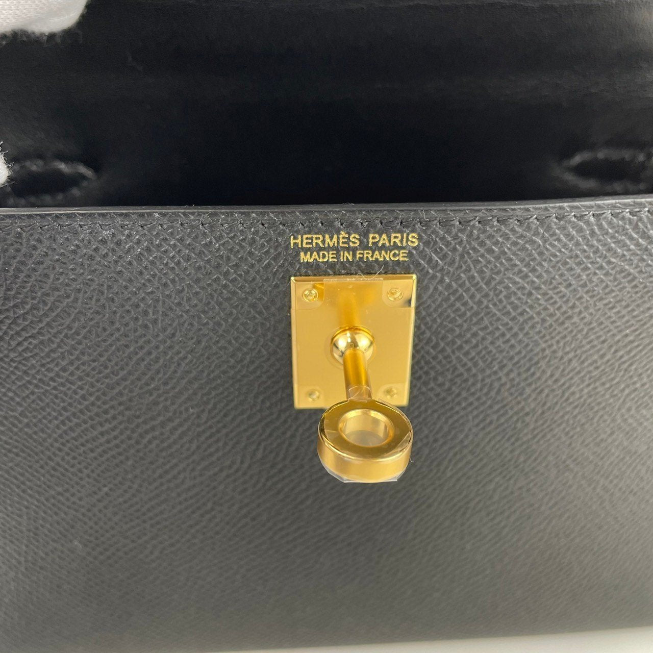 Mini kelly ミニケリー Black ブラック Epsom エプソン ゴールド金具 B刻 ショルダーバッグ レディースバッグ