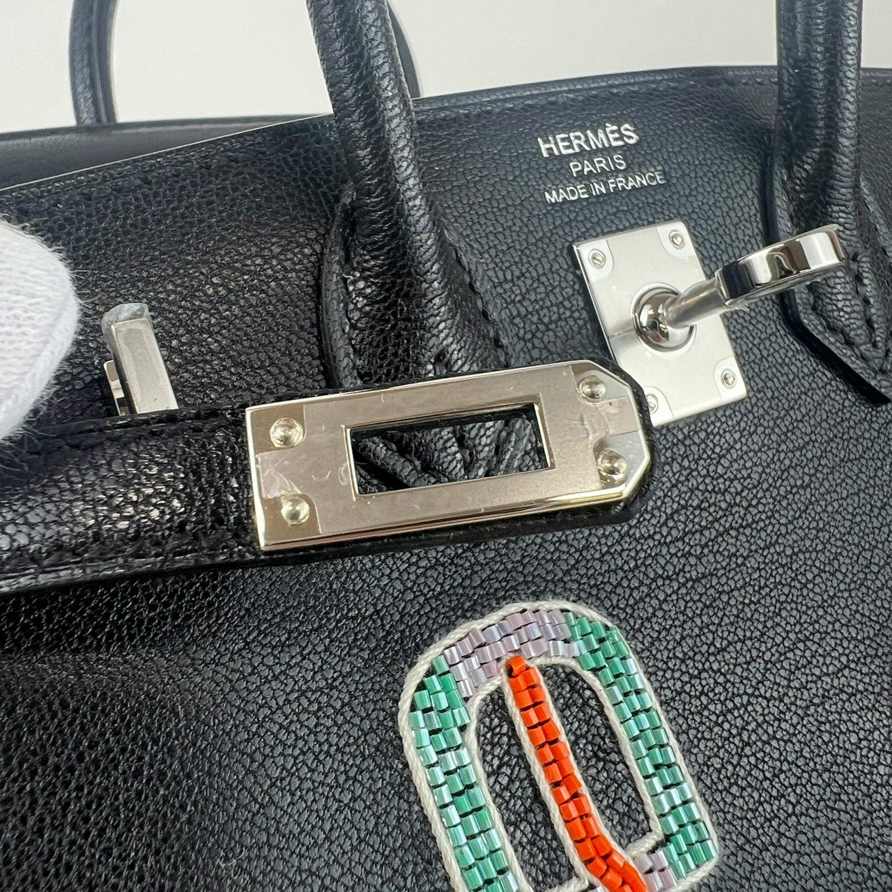 Birkin20 bouclerie moderne casaques バーキン20 ブークレリー モデルヌ カザック Black ブラック Chevre シェーブル PHW シルバー金具 Stamp-W W刻印