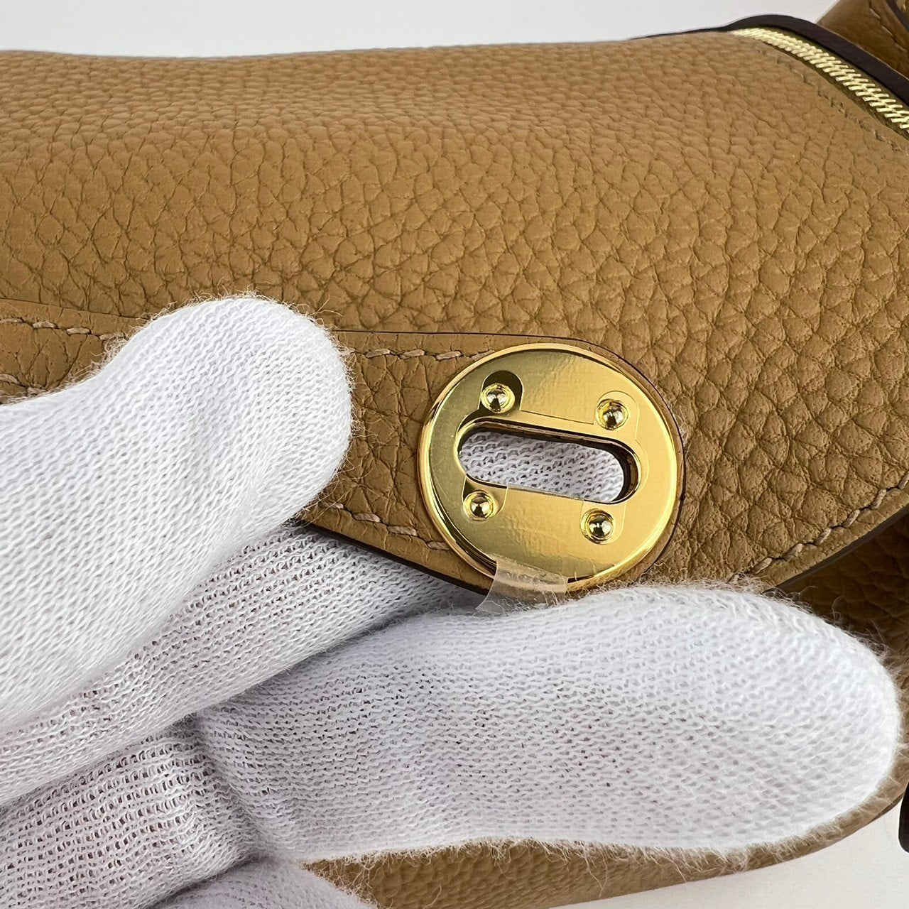 Lindy mini リンディーミニ Biscuit ビスキュイ Taurillon Clemence トリヨンクレマンス GHW ゴールド金具 B刻
