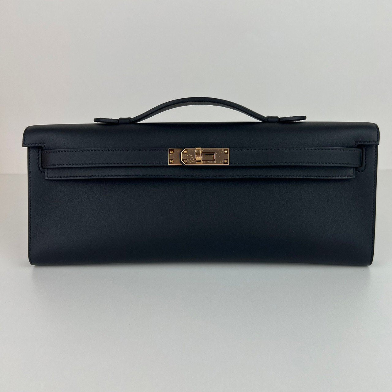 Kelly cut ケリーカット Black ブラック RGHW ローズゴールド金具 Swift スウィフト Stamp-Z Z刻印