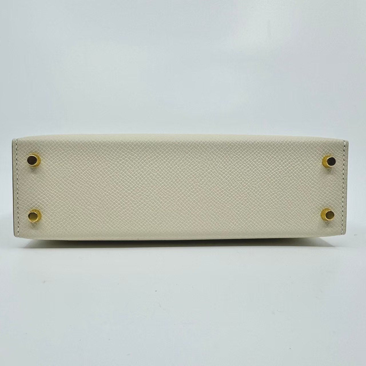 Mini kelly ミニケリー Stamp-W W刻印 Epsom エプソン Craie クレ GHW ゴールド金具