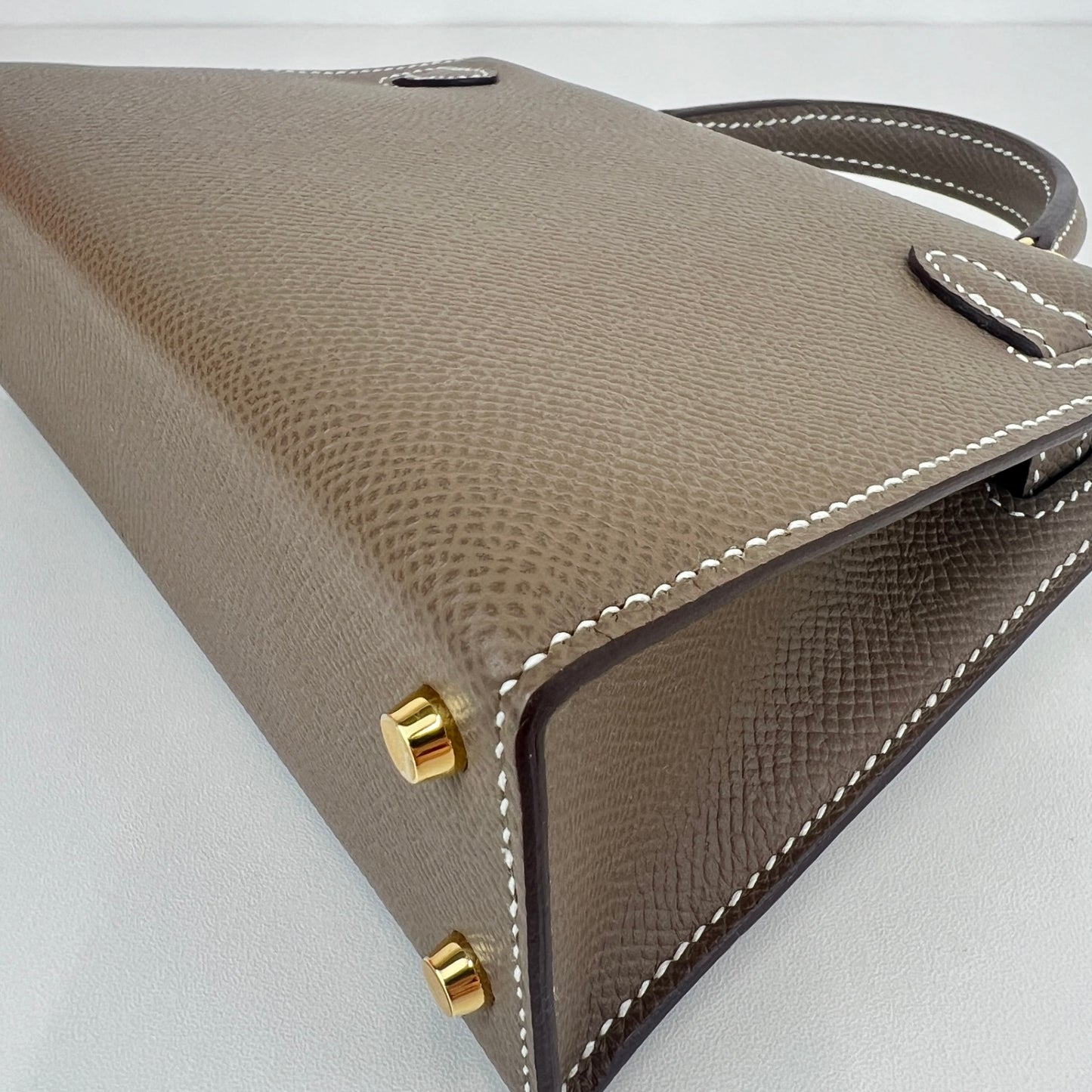 Mini kelly ミニケリー Etoupe エトープ GHW ゴールド金具 Stamp-K K刻印 Epsom エプソン